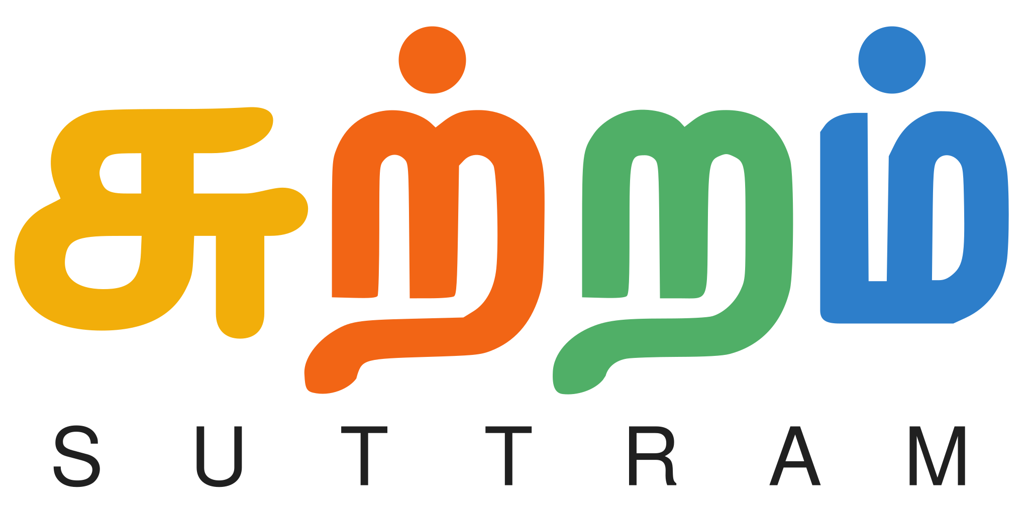 சுற்றம் — SUTTRAM multicolour wordmark